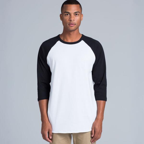 AS Colour - 3/4 Raglan Baseball Sleeve Tee Thumbnail