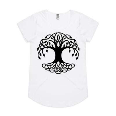 Tree of life black - AS Colour - Women's 'Mali' Scoop Tee Thumbnail
