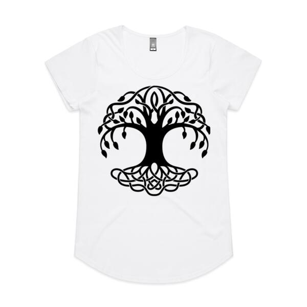 Tree of life black - AS Colour - Women's 'Mali' Scoop Tee Thumbnail